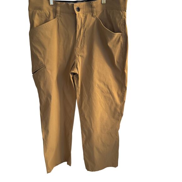 Orvis Pants Men's 36 Camel Khaki Nylon Water Repellant Stretch - Picture 2 of 13